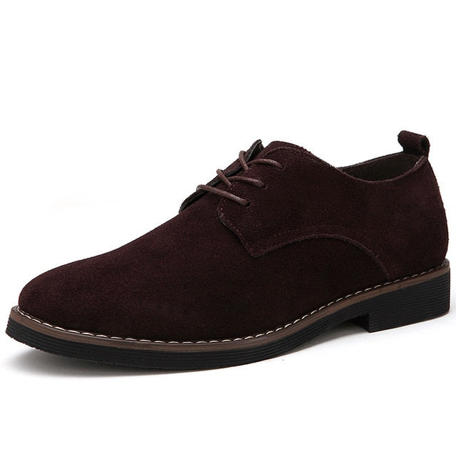 Plus Size 38-48 Oxford Men Shoes PU Suede Leather Spring Autumn