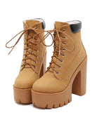 Women Autumn Winter Platform Ankle Boots