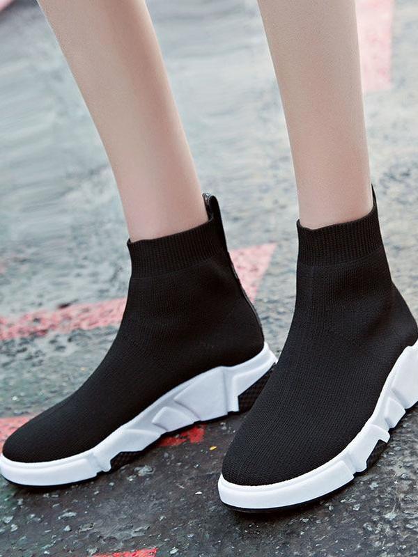 Women Stretch Sock Ankle Boots Super Comfortable