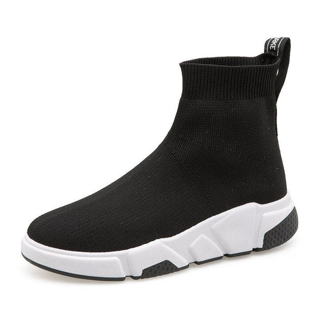 Women Stretch Sock Sneaker Ankle Boots