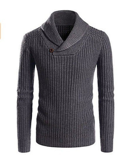 Mens Sweater Men Clothing Men tops Mens Fall 2019 Clothing ASHORESHOP 2019 Fall Cowl neck knitted men sweater pullover cable swea