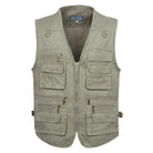 ASHORESHOP Mens Recreation Sport Utility Vest 16 Pockets 5XL 6XL 7XL