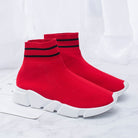 ashoreshop Spring Autumn Stretch Warm Sock Slip on Ankle Boots 