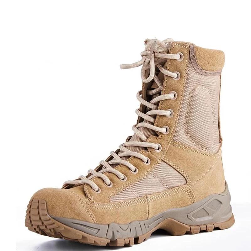 Mens Shoes Outdoor Ankle Boots Men Combat Tactical Boots Outdoor Hiking